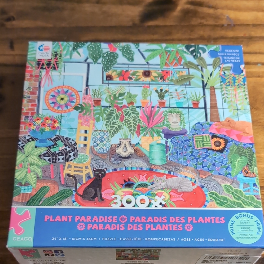 Ceaco Plant Paradise 300-Piece Puzzle